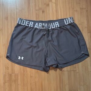 Under Armour Women's Charcoal Athletic Shorts